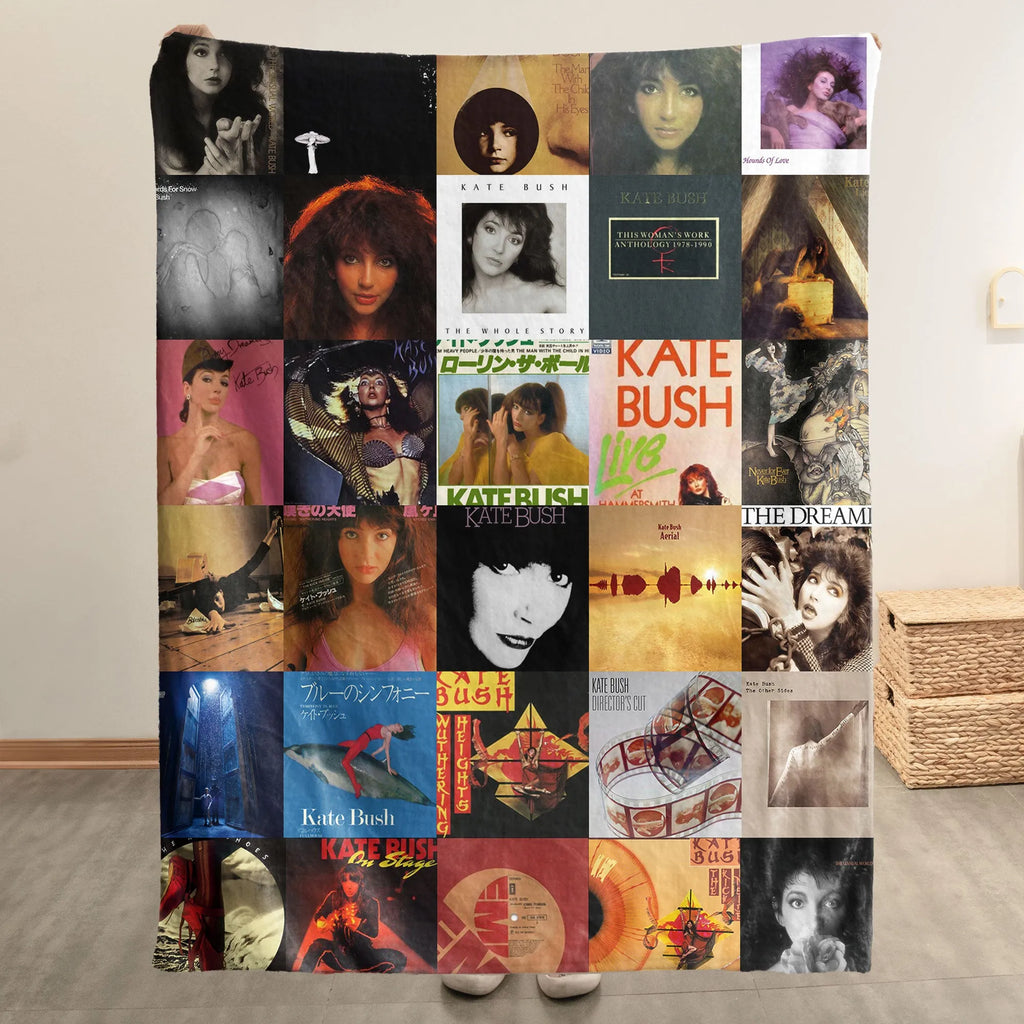 Kate Bush Sherpa Blanket - A Cozy Tribute to an Art-Pop Icon