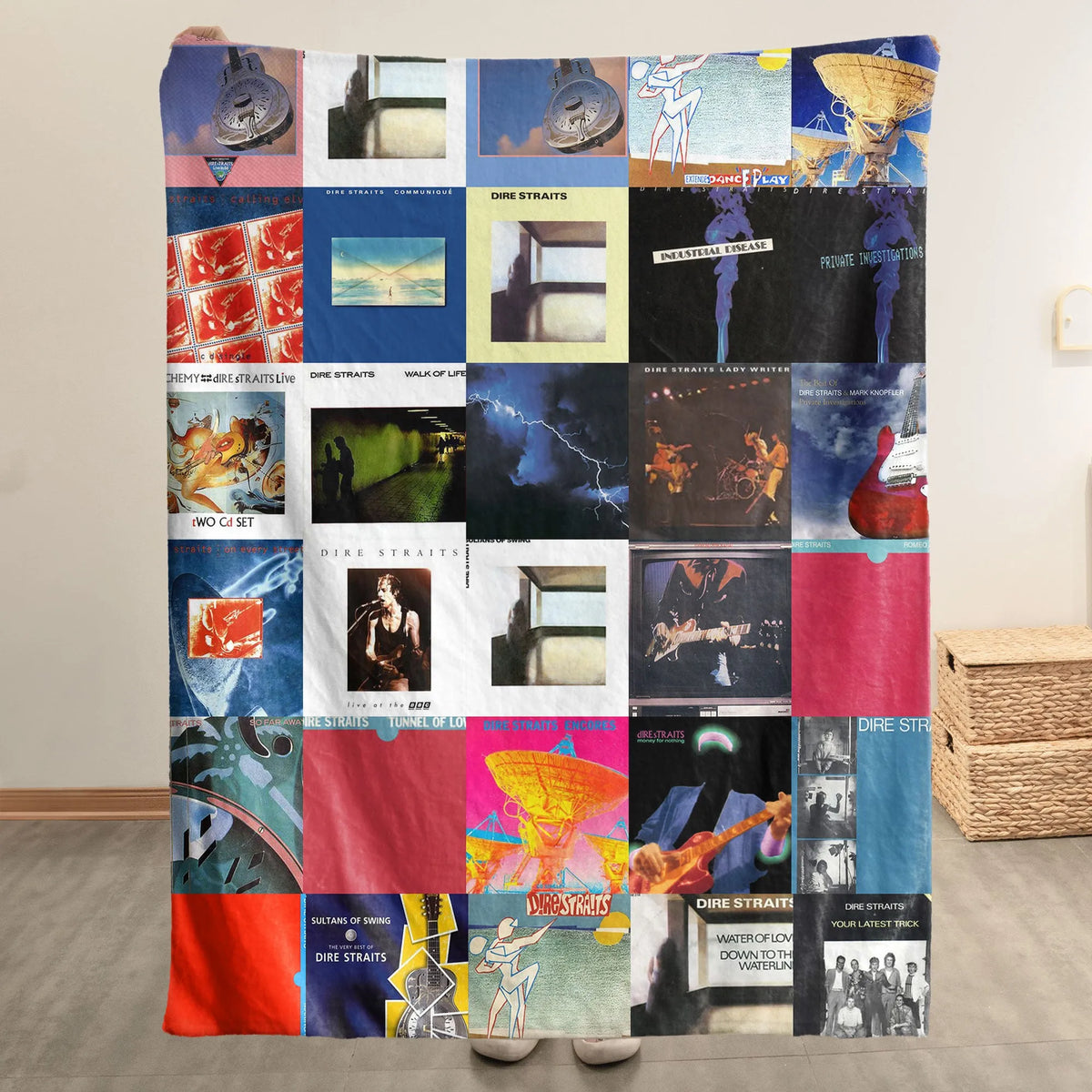 Dire Straits Sherpa Blanket - A Warm Tribute to Legendary Rock