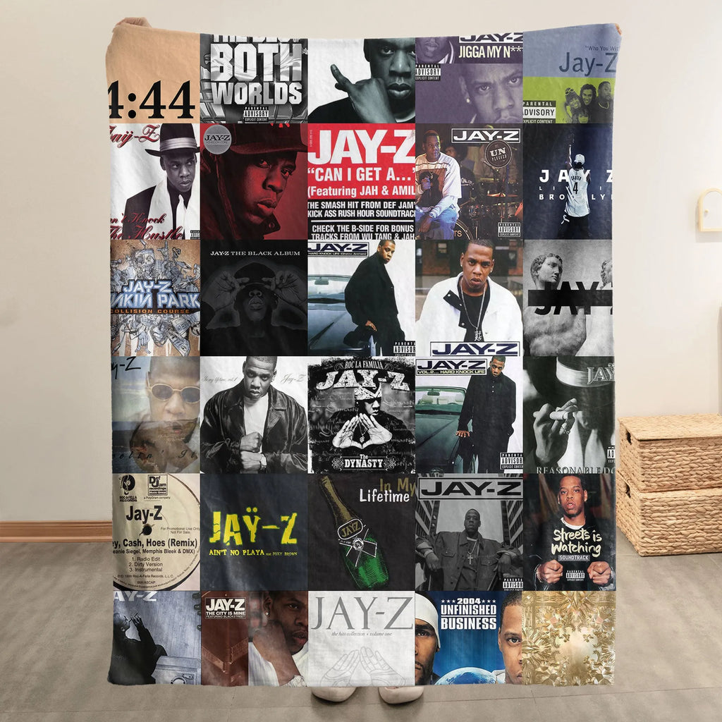 Jay-Z Sherpa Blanket - A Cozy Tribute to Hip-Hop Greatness