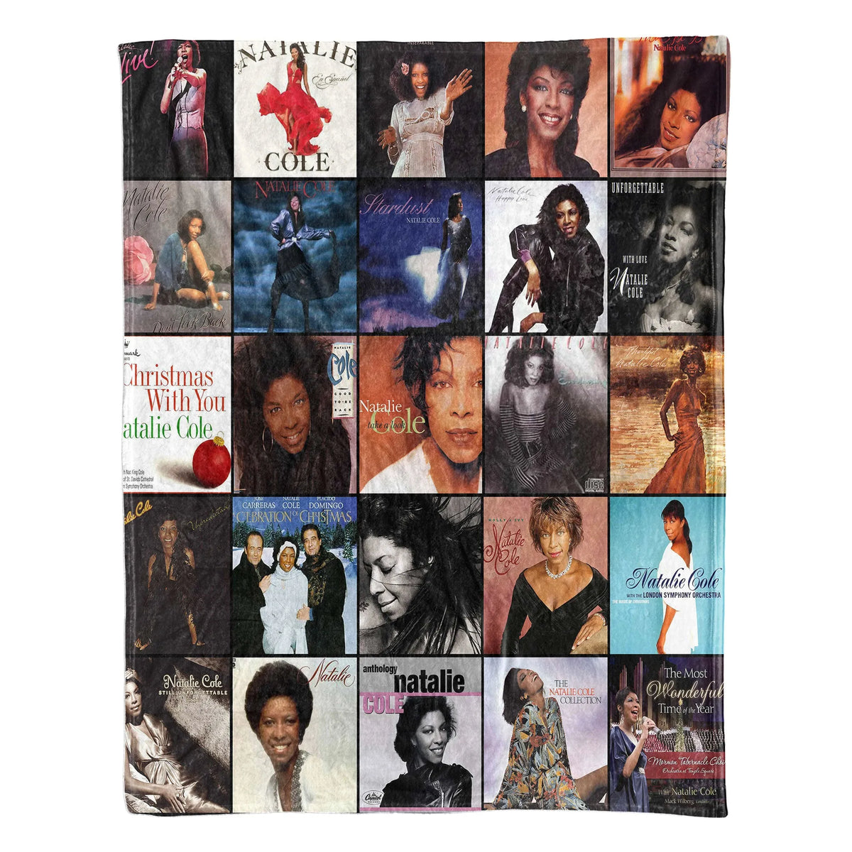 Natalie Cole Sherpa Blanket - A Soulful, Timeless Tribute for True Fans
