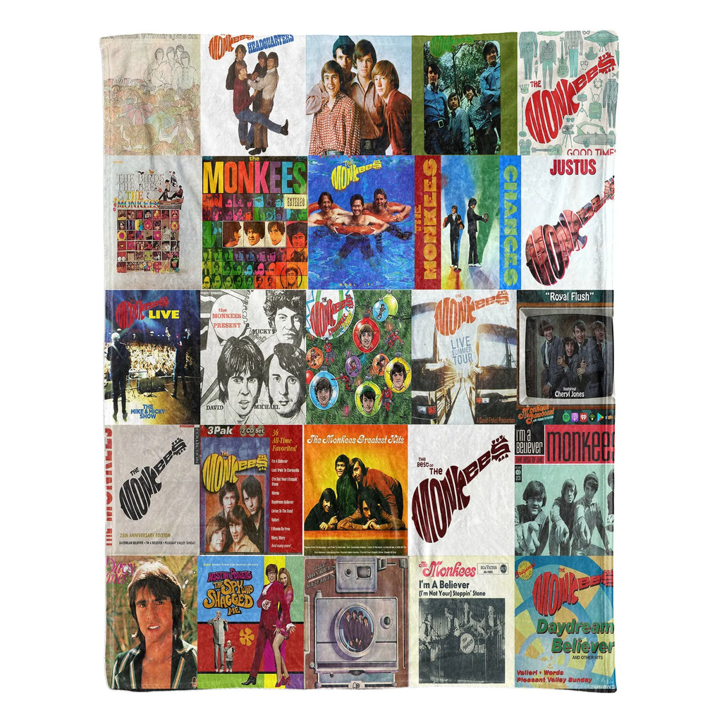 The Monkees Sherpa Blanket - Retro Pop Warmth Wrapped in Iconic Album Art