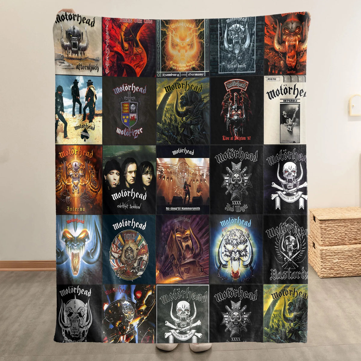 Motörhead Sherpa Blanket – Heavy Metal Warmth Wrapped in Iconic Album Art