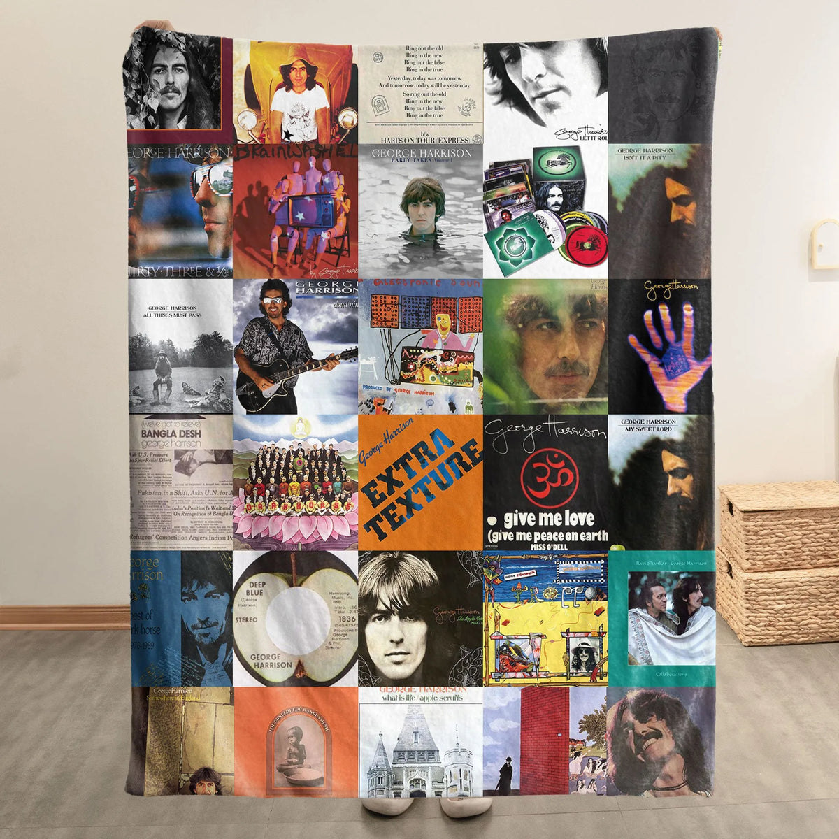 George Harrison Sherpa Blanket - A Peaceful, Soul-Stirring Tribute
