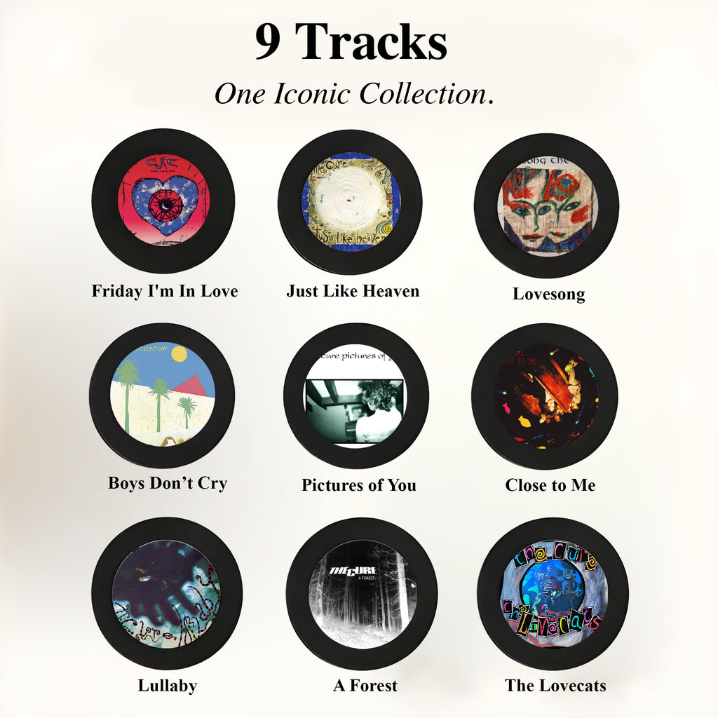 The Cure Vinyl Record Refrigerator Music Magnet - Christmas NFC Music Player Box Set for Fan