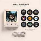 The Beatles Vinyl Record Refrigerator Music Magnet - Christmas NFC Music Player Box Set for Fan