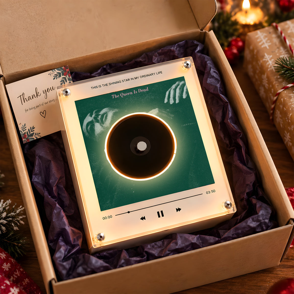 The Smiths Vinyl Record Refrigerator Music Magnet - Christmas NFC Music Player Box Set for Fan