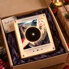 Dolly Parton Vinyl Record Refrigerator Music Magnet - Christmas NFC Music Player Box Set for Fan