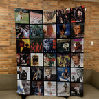 Rod Stewart Albums Collage Sherpa Blanket - A Unique Christmas Find for All Fans