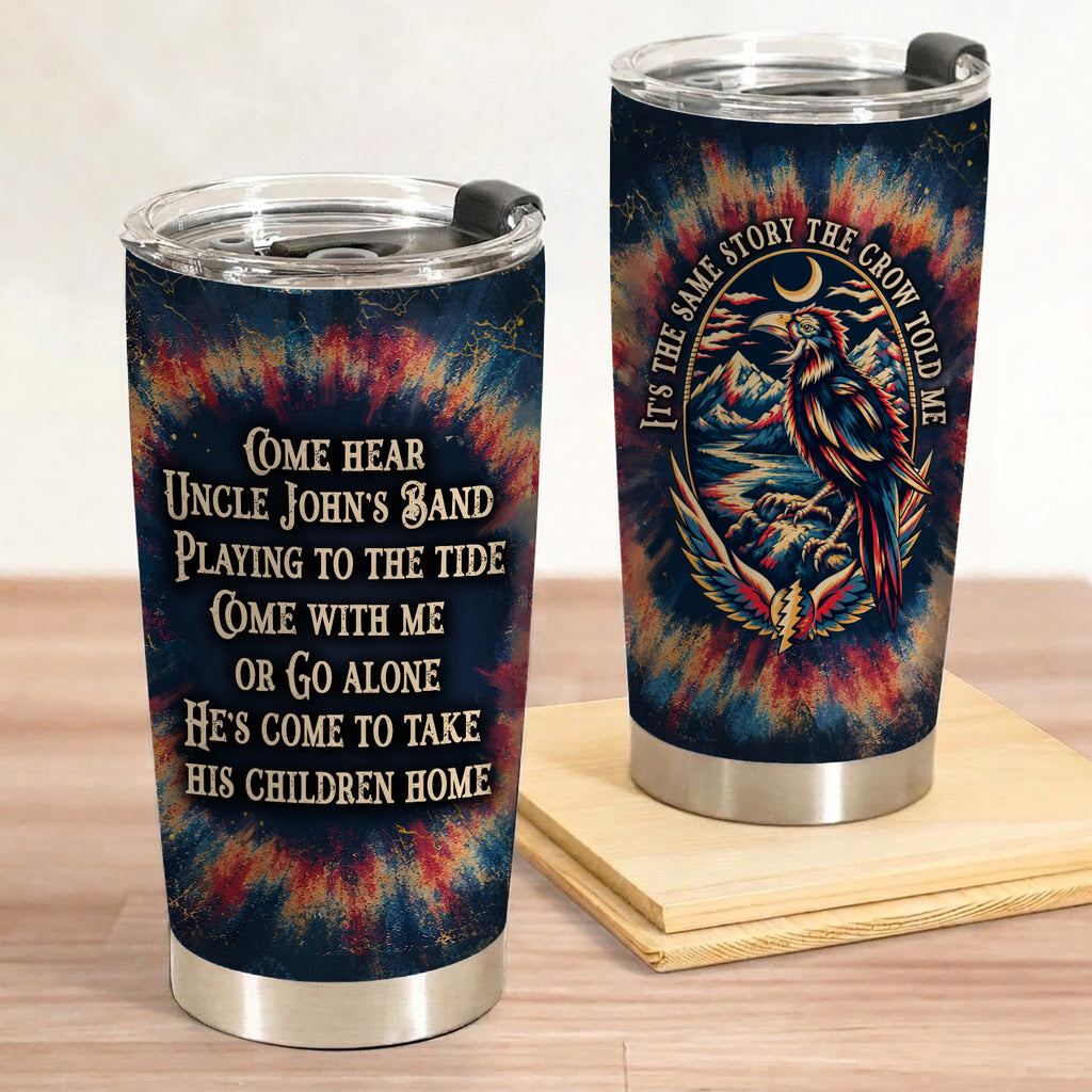 Uncle John's Band Lyrics 20Oz Tumbler - Deadhead Unique Gift - Christmas Gifts for Fans, Parents