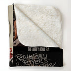 RHCP Albums Collage Sherpa Blanket - A Unique Christmas Find for All Fans