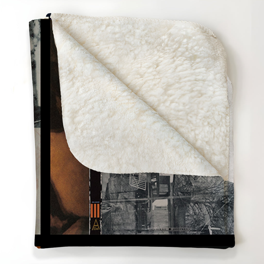 R.E.M Albums Collage Sherpa Blanket - A Unique Christmas Find for All Fans