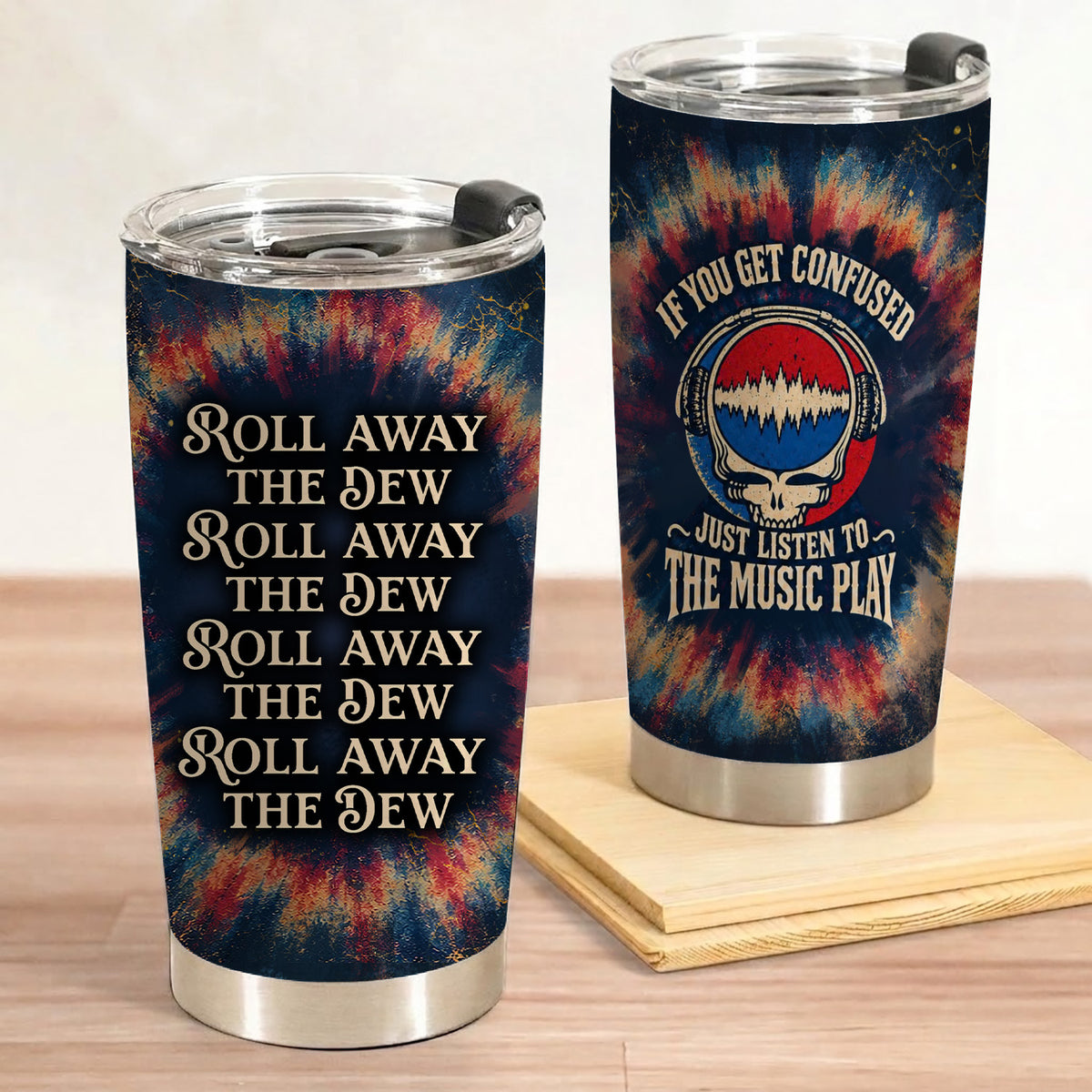 Franklin's Tower Lyrics 20Oz Tumbler - Deadhead Unique Gift - Christmas Gifts for Fans, Parents