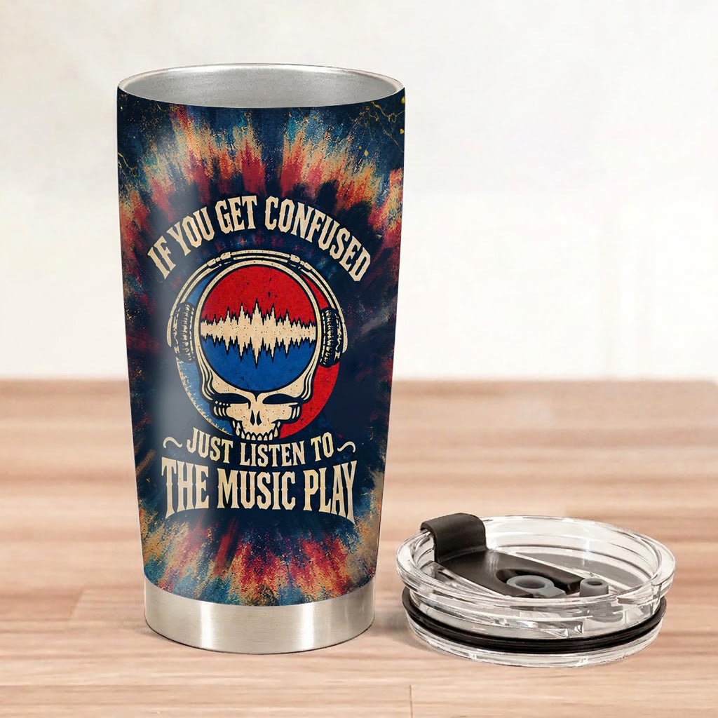 Franklin's Tower Lyrics 20Oz Tumbler - Deadhead Unique Gift - Christmas Gifts for Fans, Parents