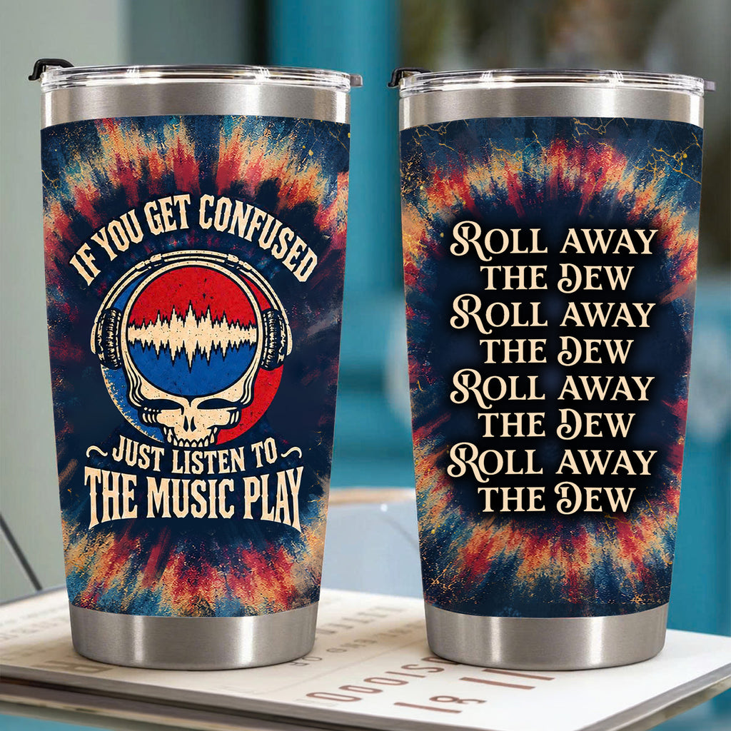 Franklin's Tower Lyrics 20Oz Tumbler - Deadhead Unique Gift - Christmas Gifts for Fans, Parents