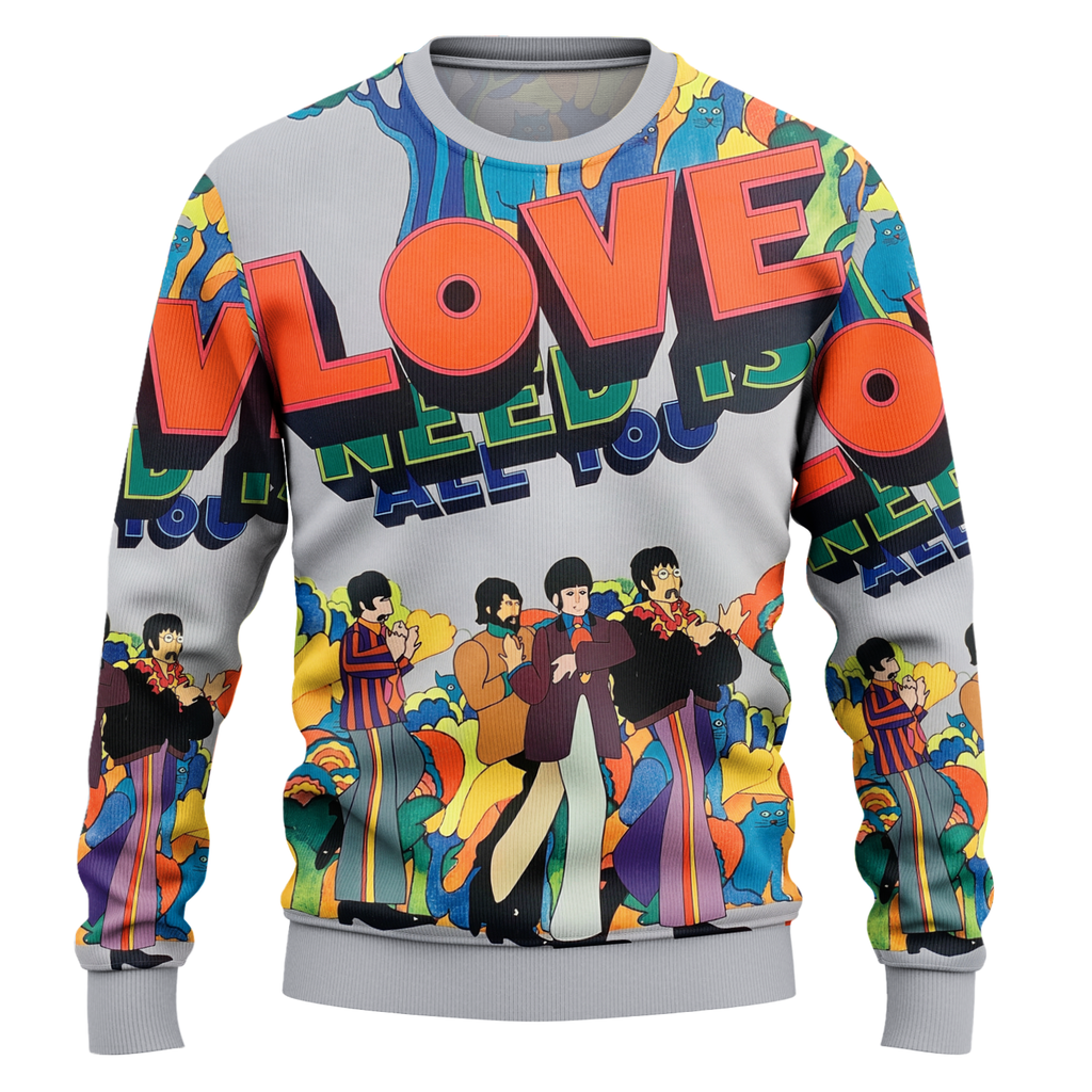 All You Need Is Love-Inspired The Beatles Unisex Shirt - The Beatles Unisex Sweatshirt, T-shirt For Fans