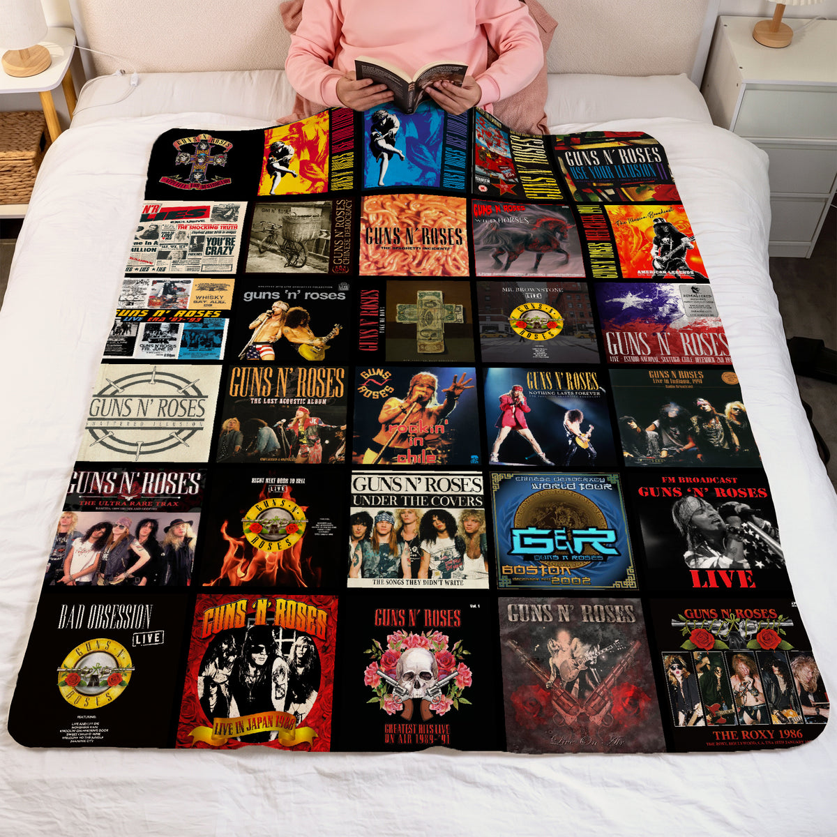 Guns N’ Roses Sherpa Blanket – A Loud, Wild Flashback to Rock’s Most Explosive Era