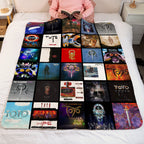 Toto Albums Collage Sherpa Blanket - A Unique Christmas Find for All Fans