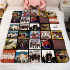 New Edition Albums Collage Sherpa Blanket - A Unique Christmas Find for All Fans