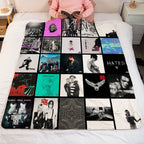 Yungblud Albums Collage Sherpa Blanket - A Unique Christmas Find for All Fans