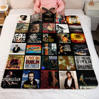Bruce Springsteen Albums Collage Sherpa Blanket - A Warm Tribute to The Boss