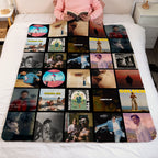 Harry Styles Albums Collage Sherpa Blanket - A Unique Christmas Find for All Fans