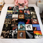 Willie Nelson Albums Collage Sherpa Blanket - A Unique Christmas Find for All Fans