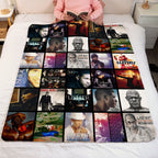 Usher Albums Collage Sherpa Blanket - A Unique Christmas Find for All Fans