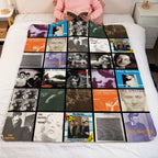 The Smiths Classics Albums Collage Sherpa Blanket - Unique Gift for Music Fans