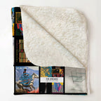 The Strokes Albums Collage Sherpa Blanket - An Indie-Rock Revival Tribute for True Fans