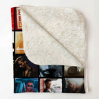 Eric Benét Albums Collage Sherpa Blanket - A Unique Christmas Find for All Fans