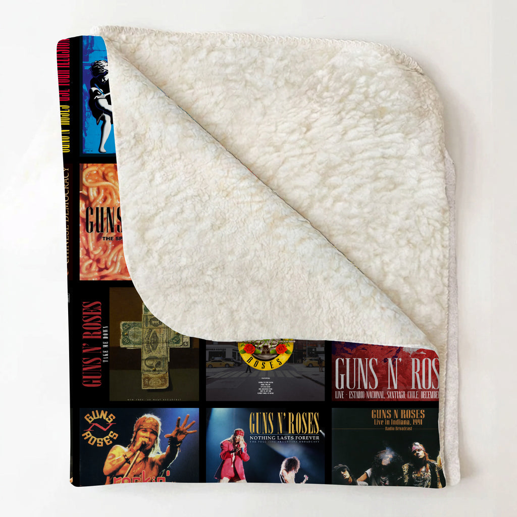 Guns N’ Roses Sherpa Blanket – A Loud, Wild Flashback to Rock’s Most Explosive Era