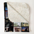 George Strait Albums Collage Sherpa Blanket - A Unique Christmas Find for All Fans