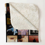 Harry Styles Albums Collage Sherpa Blanket - A Unique Christmas Find for All Fans
