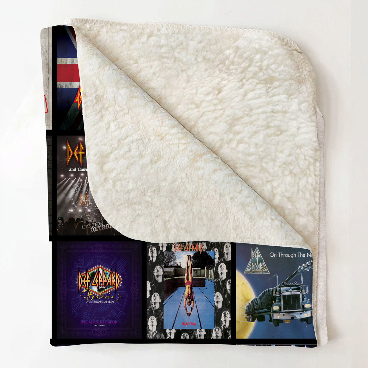 Def Leppard Sherpa Blanket - A High-Energy Rock Tribute for True Fans