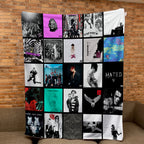 Yungblud Albums Collage Sherpa Blanket - A Unique Christmas Find for All Fans