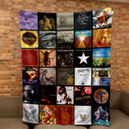 Stone Temple Pilots Albums Collage Sherpa Blanket - A Grunge-Era Tribute for True Fans