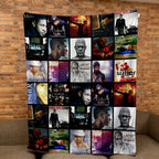 Usher Albums Collage Sherpa Blanket - A Unique Christmas Find for All Fans
