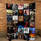 Willie Nelson Albums Collage Sherpa Blanket - A Unique Christmas Find for All Fans