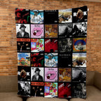 Kid Rock Albums Collage Sherpa Blanket - A Unique Christmas Find for All Fans