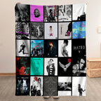 Yungblud Albums Collage Sherpa Blanket - A Unique Christmas Find for All Fans