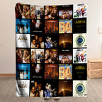ABBA Sherpa Blanket - Cozy Nostalgia Wrapped in Iconic Album Art