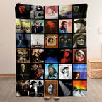 Willie Nelson Albums Collage Sherpa Blanket - A Unique Christmas Find for All Fans