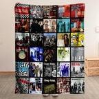 Cheap Trick Albums Collage Sherpa Blanket - A Unique Christmas Find for All Fans