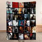 Eric Benét Albums Collage Sherpa Blanket - A Unique Christmas Find for All Fans
