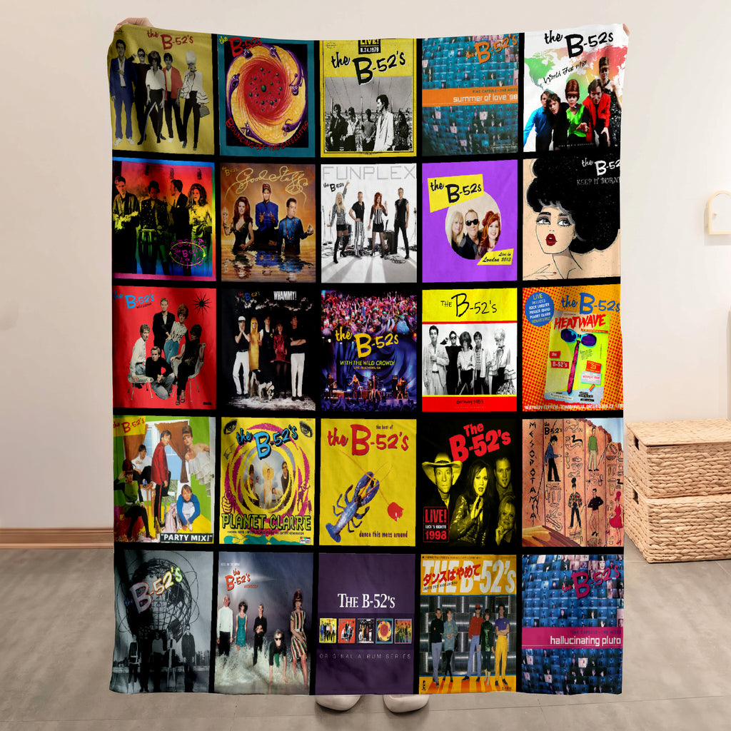 The B-52’s Sherpa Blanket – A Fun, Retro Tribute for True Fans