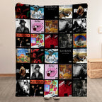 Kid Rock Albums Collage Sherpa Blanket - A Unique Christmas Find for All Fans
