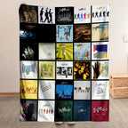 Genesis Albums Collage Sherpa Blanket - A Unique Christmas Find for All Fans
