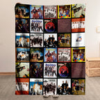 New Edition Albums Collage Sherpa Blanket - A Unique Christmas Find for All Fans