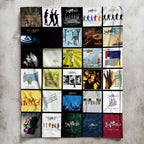 Genesis Albums Collage Sherpa Blanket - A Unique Christmas Find for All Fans