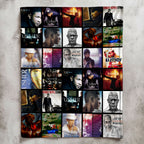 Usher Albums Collage Sherpa Blanket - A Unique Christmas Find for All Fans